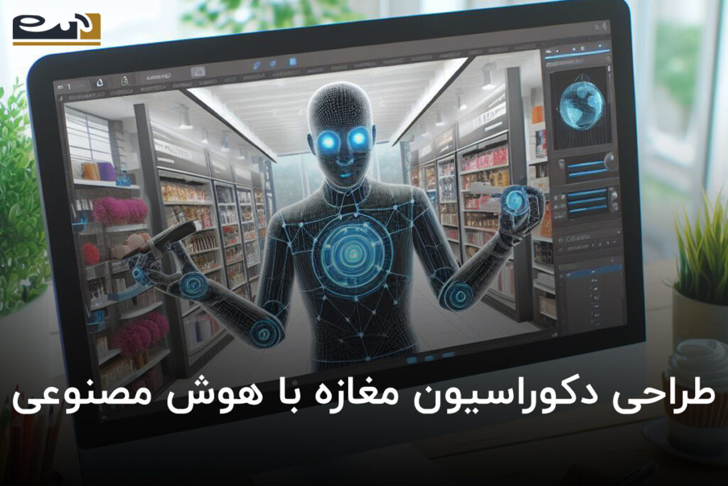 طراحی دکوراسیون مغازه با هوش مصنوعی